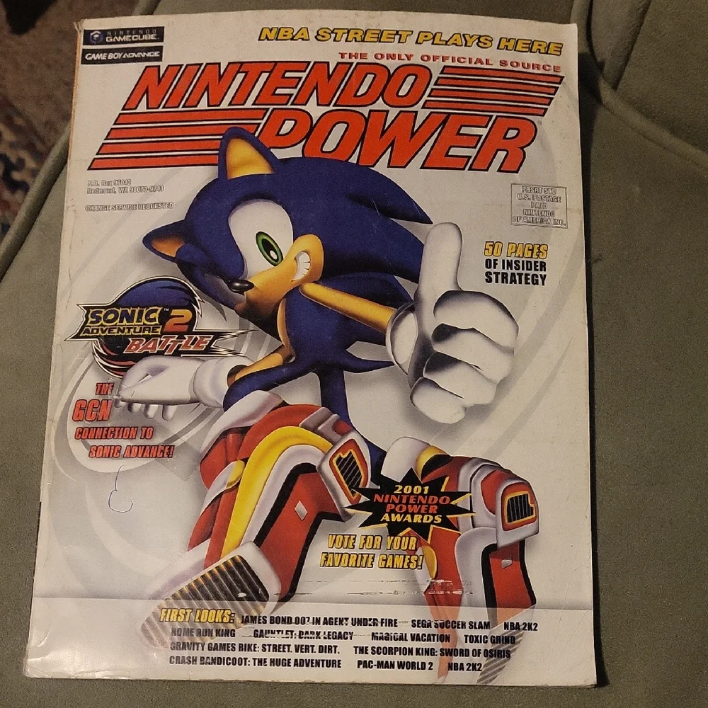 Nintendo Power Magazine - Sonic Adventure 2 Battle Edition